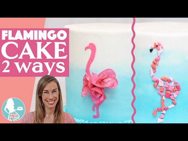 Video thumbnail for Flamingo Cake 2 Ways
