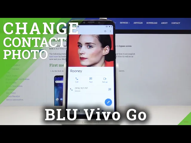 Video thumbnail for How to Personalize Contacts in BLU Vivo Go - Add Picture to Contact
