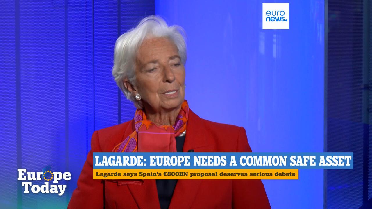 Video thumbnail for Lagarde: EU must address weakness, leverage strengths