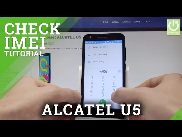 Video thumbnail for How to Check IMEI in ALCATEL U5 - IMEI Info / Serial Number