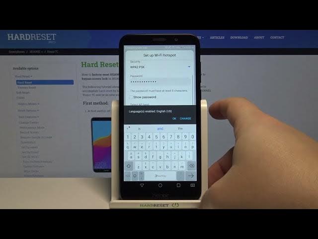 Video thumbnail for Portable Hotspot on HUAWEI Honor 7C