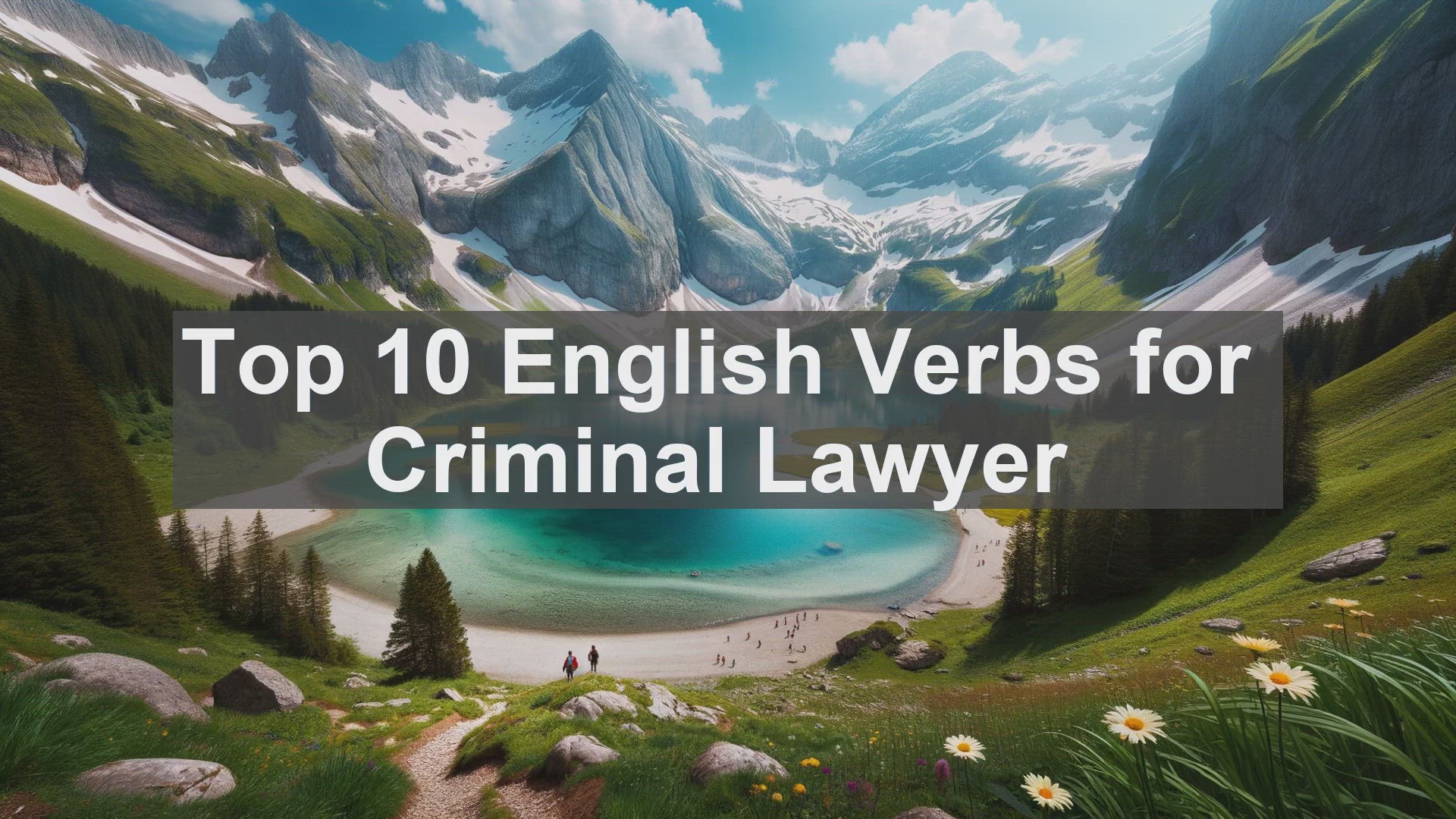 'Video thumbnail for Top 10 English Verbs for Criminal Lawyer'