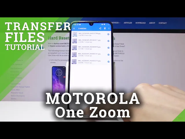 Video thumbnail for How to Transfer Data in Motorola One Zoom - Move Data from Internal Storage to SD Card