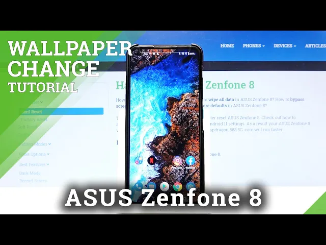 Video thumbnail for How to Change Lock Screen Wallpaper in ASUS Zenfone 8? Set Up New Wallpaper