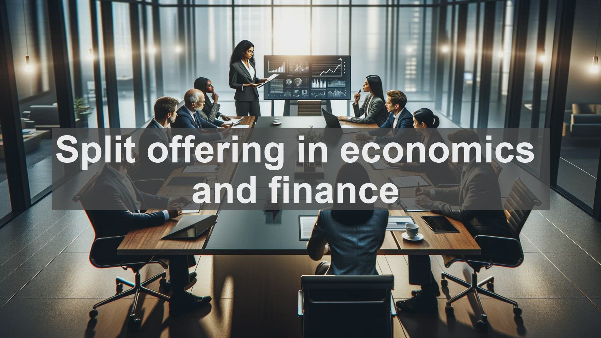 'Video thumbnail for Split offering in economics and finance'