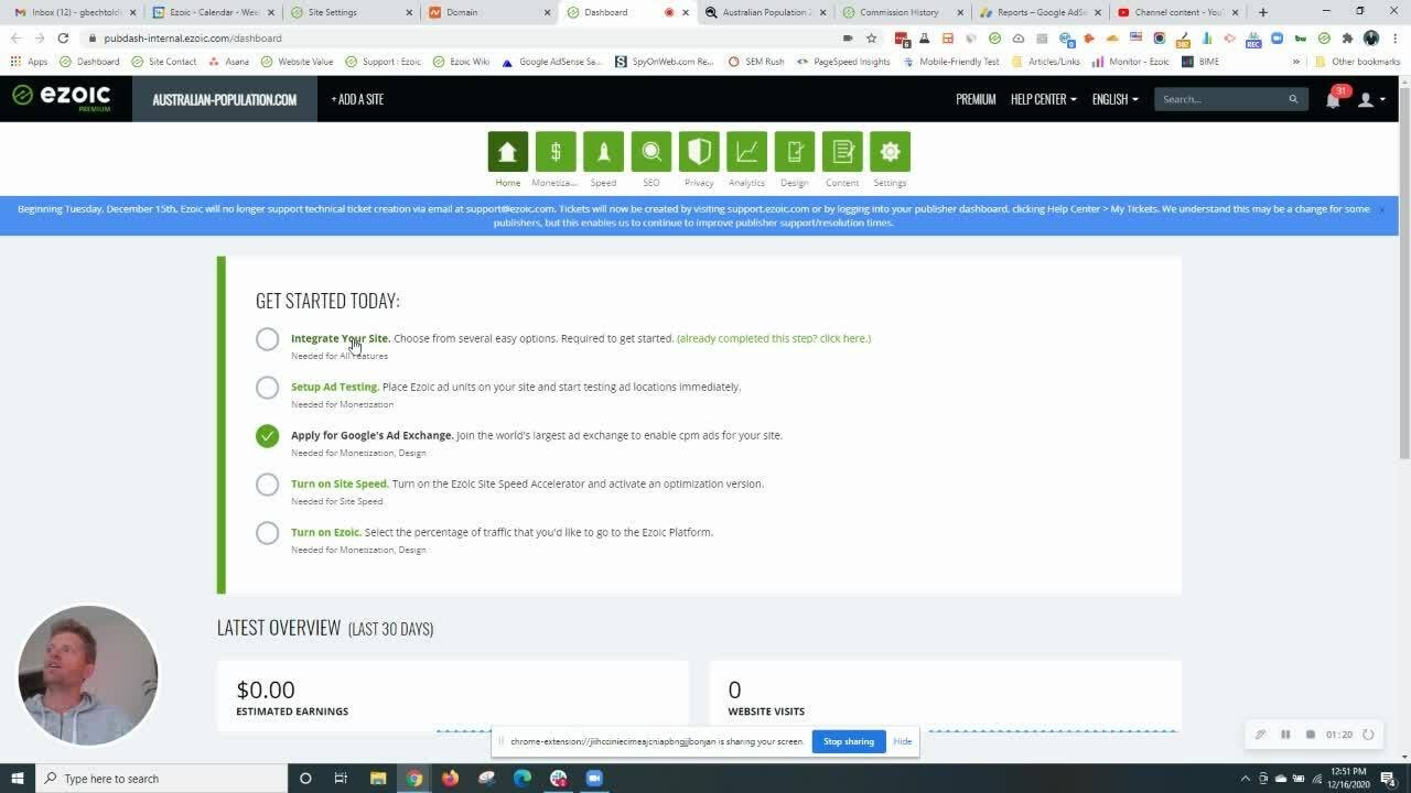 Video thumbnail for Integrating with Ezoic by updating nameservers on a live site!