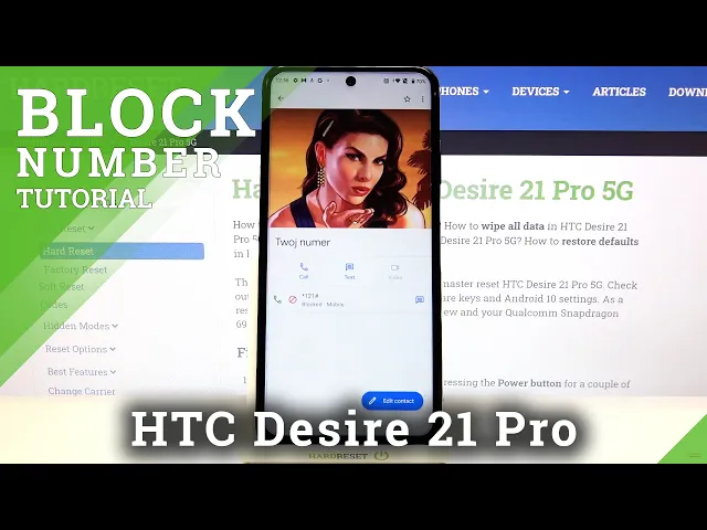 Video thumbnail for How to Block Number in HTC Desire 21 Pro 5G- Block Texts & Calls