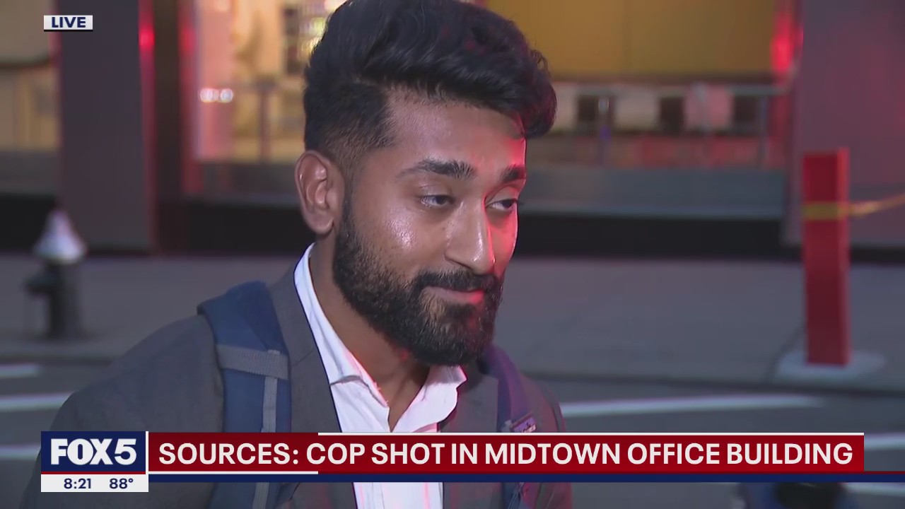 Video thumbnail for Midtown Manhattan worker describes active shooter scene