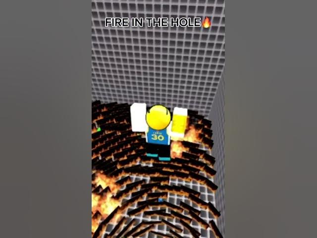Video thumbnail for FIRE IN THE HOLE🔥#viral #memes #roblox #shorts