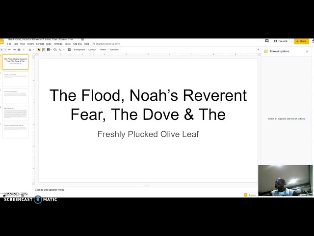 Video thumbnail for The Flood, Noah’s Reverent Fear, The Dove & The Freshly Plucked Leaf  | The Implications