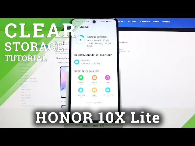 Video thumbnail for How to Clean Storage on HONOR 10X Lite – Speed Up Device