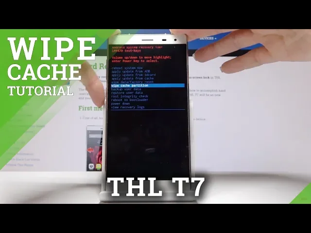 Video thumbnail for How to Wipe Cache in THL T7 – Clear Cache Partition