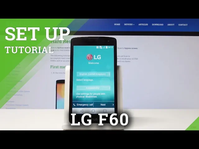 Video thumbnail for How to Set Up LG F60 - Activation & Configuration Process
