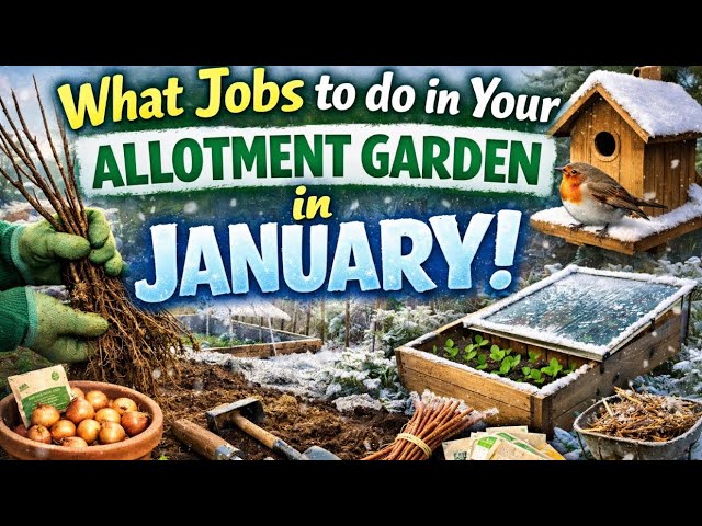 Video thumbnail for 🎥 ✅ 🌿 What Jobs to Do in Your Allotment Garden in January ❄️ | Winter Prep & Planning