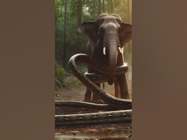 Video thumbnail for ЁЯРШЁЯРН Haathi vs Ajgar | Zindagi Aur Maut Ka Sangharsh#AnimalRescue#ElephantRescue#AjgarVsHaathi#Python