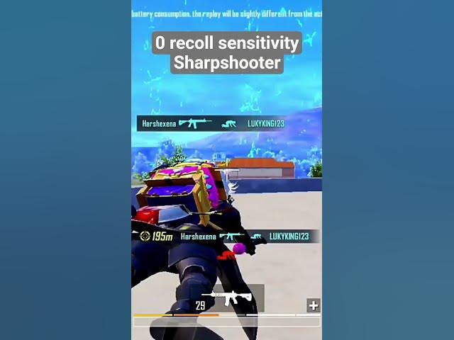 Video thumbnail for #sharpshooter #0recoll #sensitivity