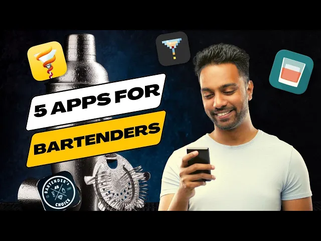 'Video thumbnail for Top 5 Must Have Apps for Bartenders 🍸📱'