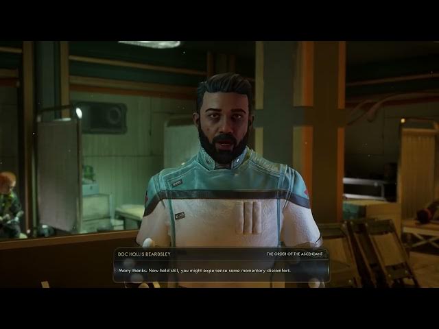 Video thumbnail for The Outer Worlds 2 - Matriarch's Mercy: Meet Doc Hollis Beardsley: Help Find Medical Partitioners