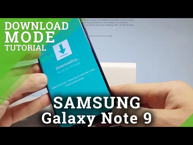 Video thumbnail for SAMSUNG Galaxy Note 9 DOWNLOAD MODE / Enter & Quit Download Mode