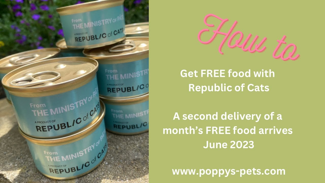 'Video thumbnail for Pt 2: Republic of Cats - Get a Months Cat Food for Free. (My second box arrives in June 2023)'