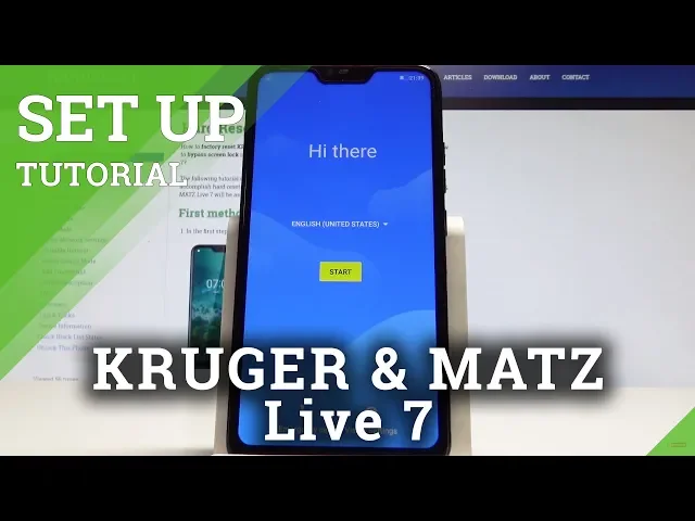 Video thumbnail for How to Set Up KRUGER & MATZ Live 7 - Activation / Configuration Steps