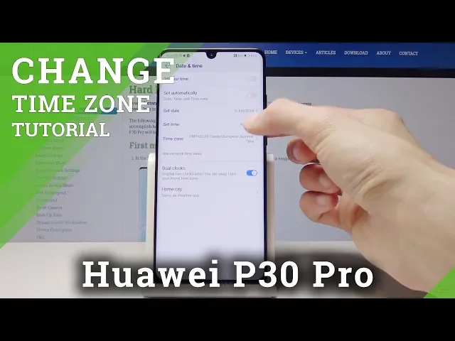 Video thumbnail for HUAWEI P30 Pro DATE & TIME / SET UP TIME ZONE