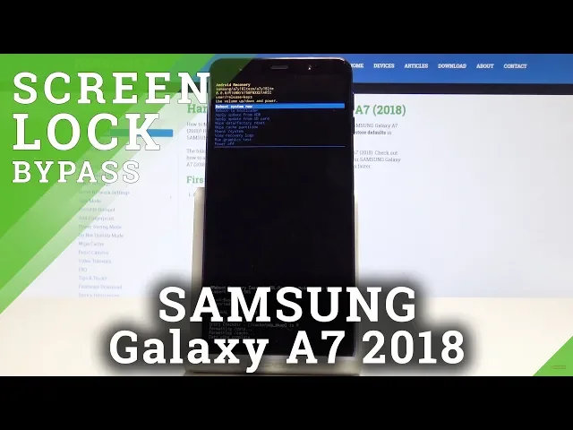 Video thumbnail for How to Bypass Screen Lock in SAMSUNG Galaxy A7 (2018) - Hard Reset Tutorial / Wipe Data