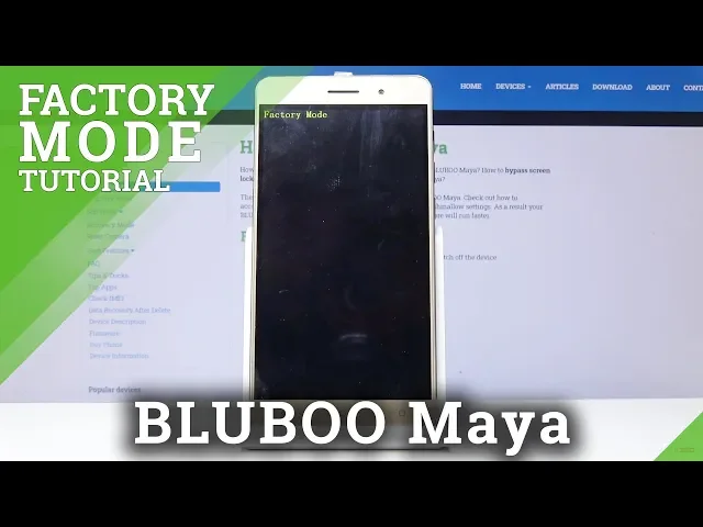 Video thumbnail for How to Open Factory Mode in BLUBOO Maya – Factory Test Features
