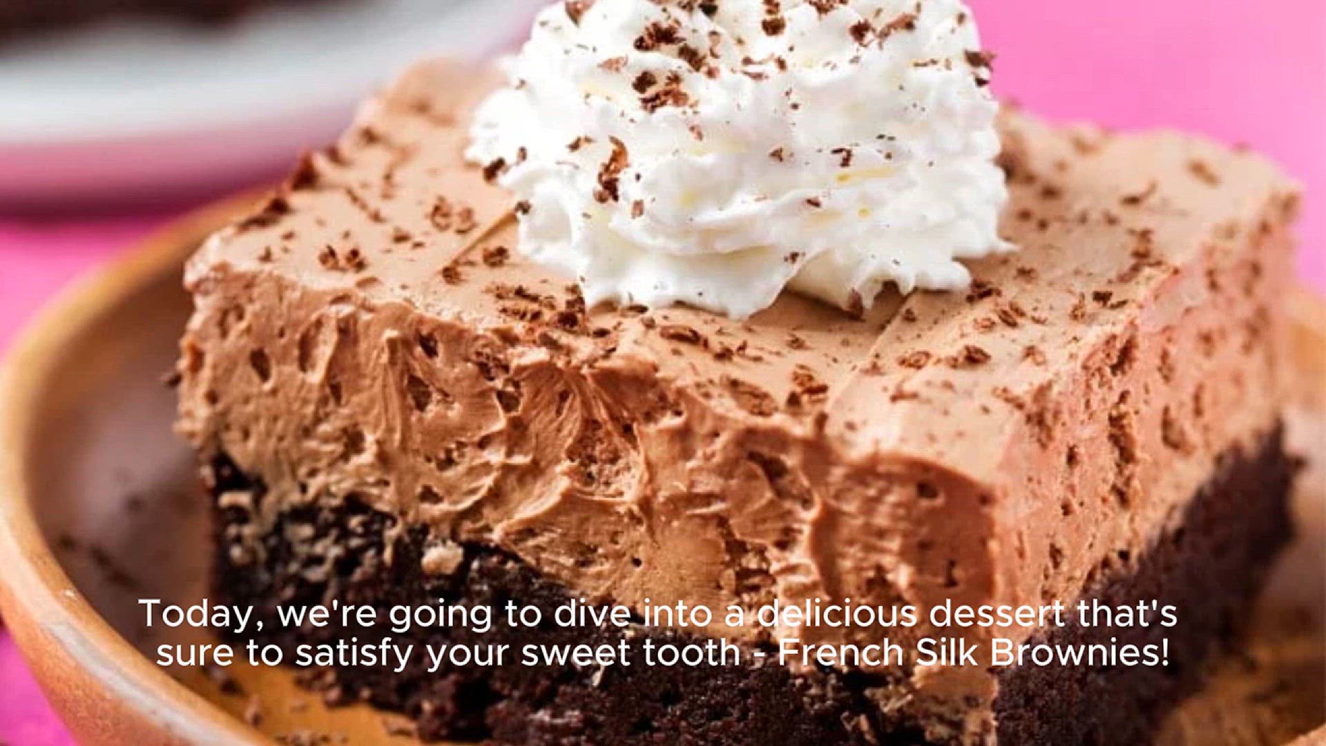 'Video thumbnail for French Silk Brownies recipe'