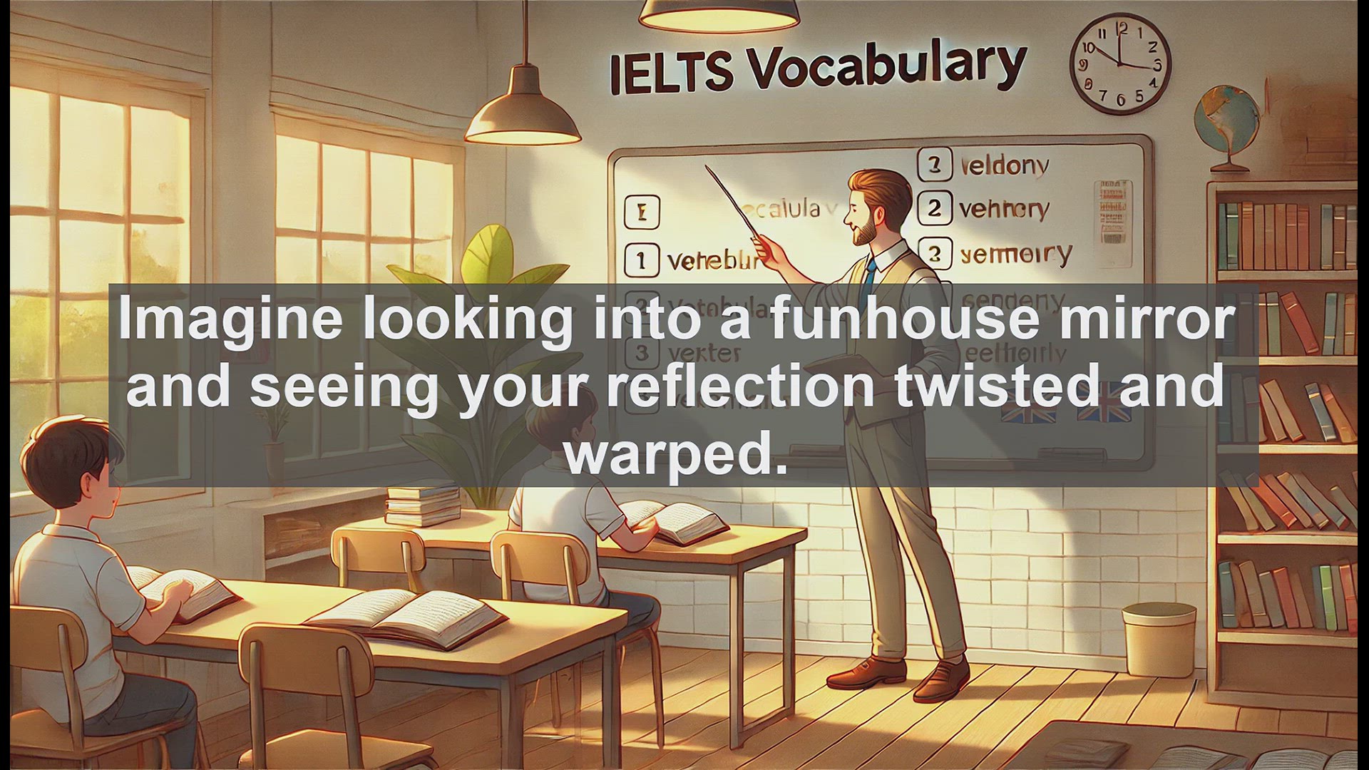 'Video thumbnail for 2000 Must Know IELTS 9.0 Vocabulary - IELTS Vocabulary: Understanding 'Distortion' for Band 9.0'