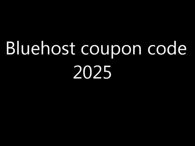 'Video thumbnail for Code promo Bluehost (nouveau) 🔥 - Réduction Bluehost ! - Dernières offres Bluehost 💰'