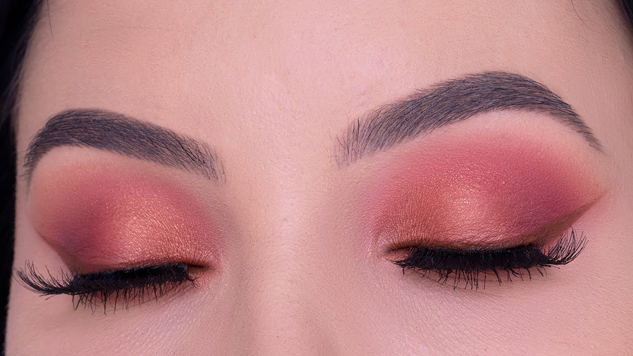 Video thumbnail for Warm Coral Eye Makeup Tutorial | Eye look Suitable for ALL Eye Colors!