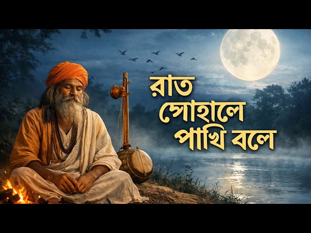 Video thumbnail for রাত পোহালে পাখি বলে | Lalon Song | Traditional Baul Folk Music Video | Bangla Lalon Geeti