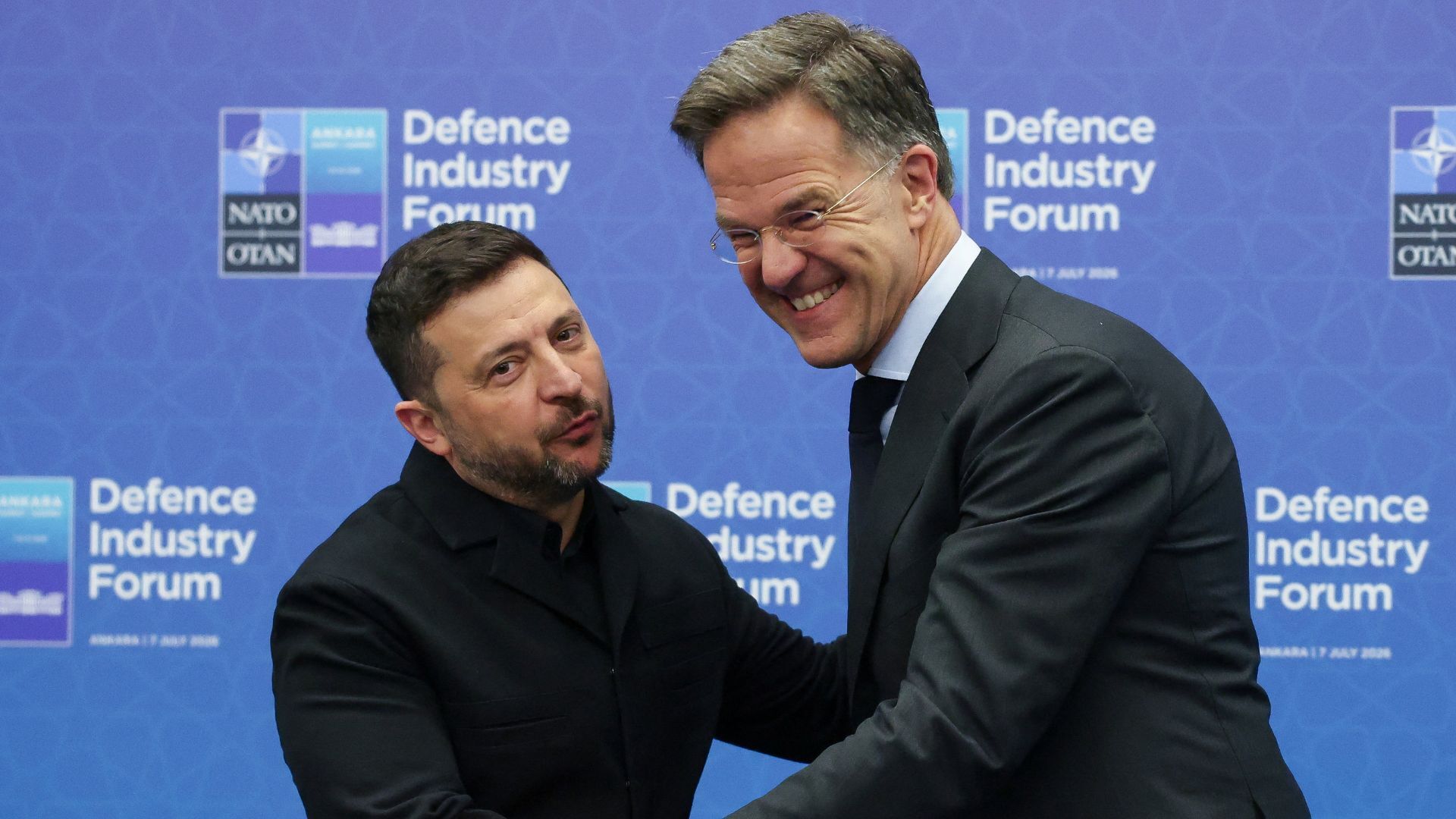 Video thumbnail for Ukraine, Russia escalate strikes during NATO summit as Zelenskyy urges more air defences