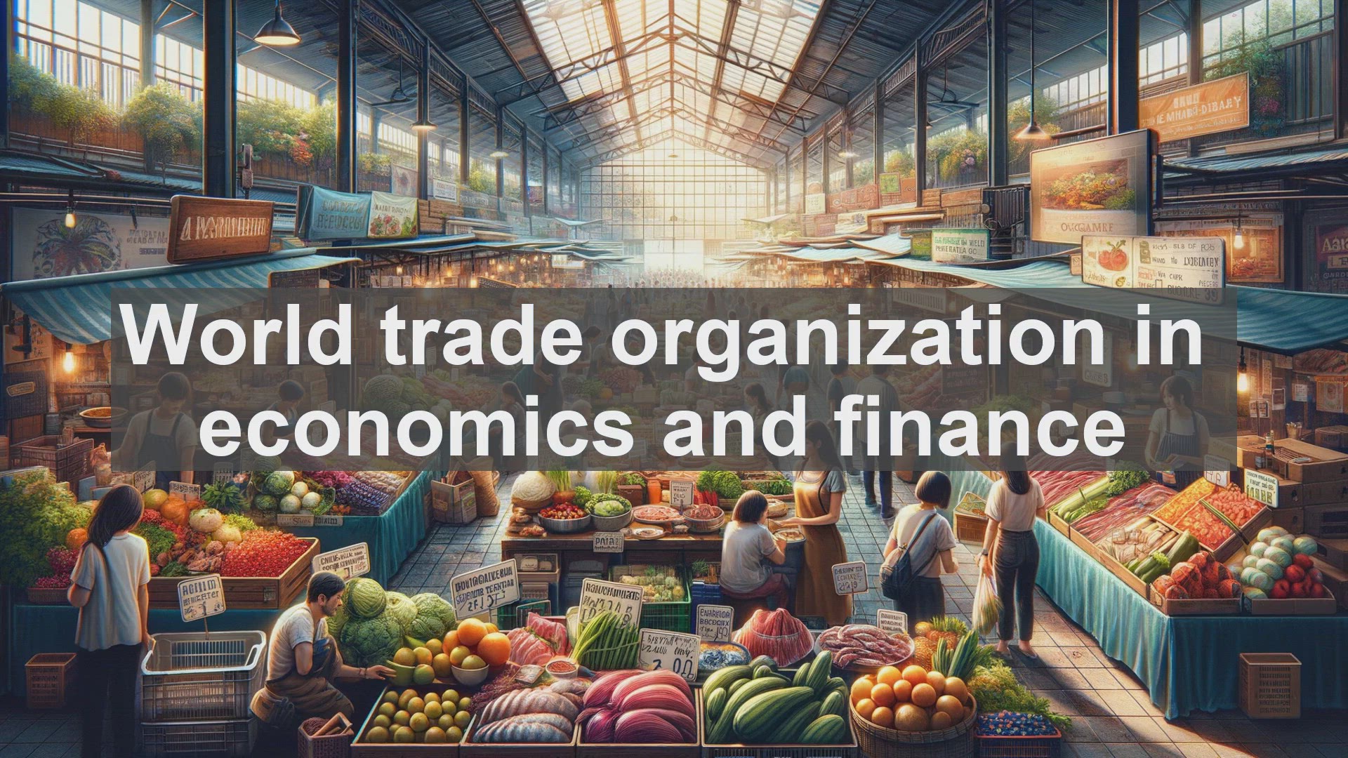 'Video thumbnail for World trade organization in economics and finance'