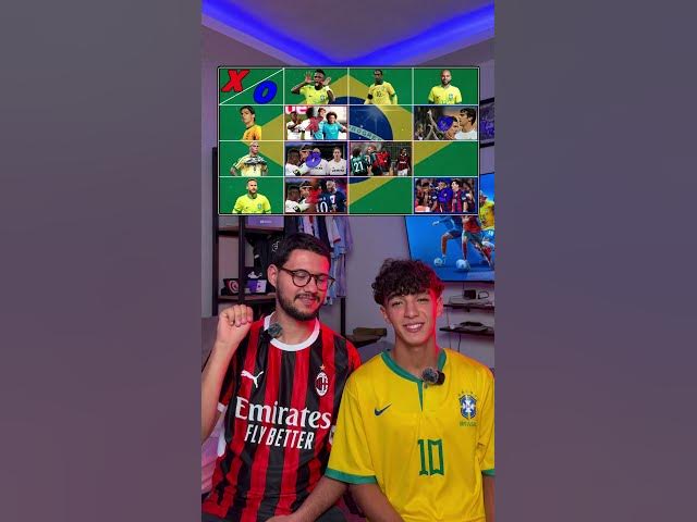 Video thumbnail for Tic-Tac-Toe Brazil #football #brazil #footballshorts ll