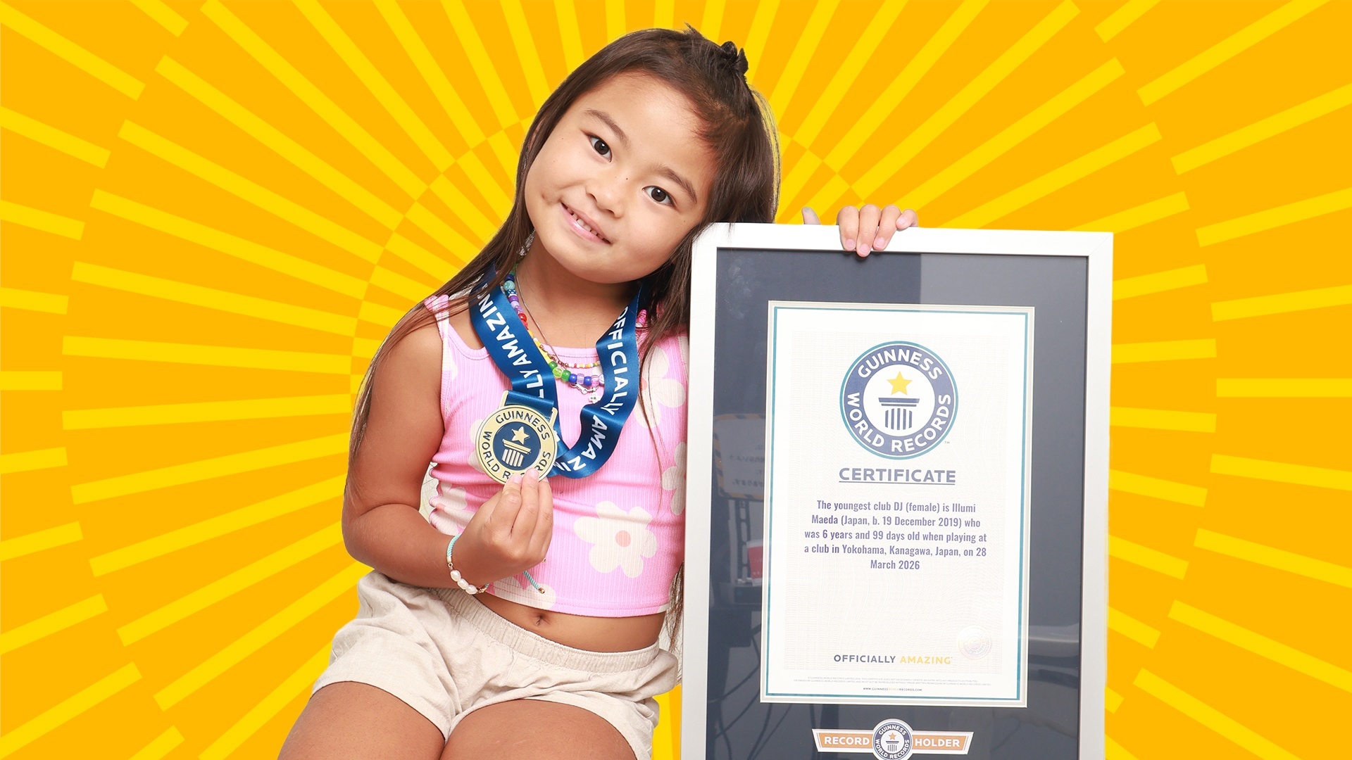 Video thumbnail for Youngest club DJ (female) - Illumi Maeda at the age of 6 years and 99 days old
