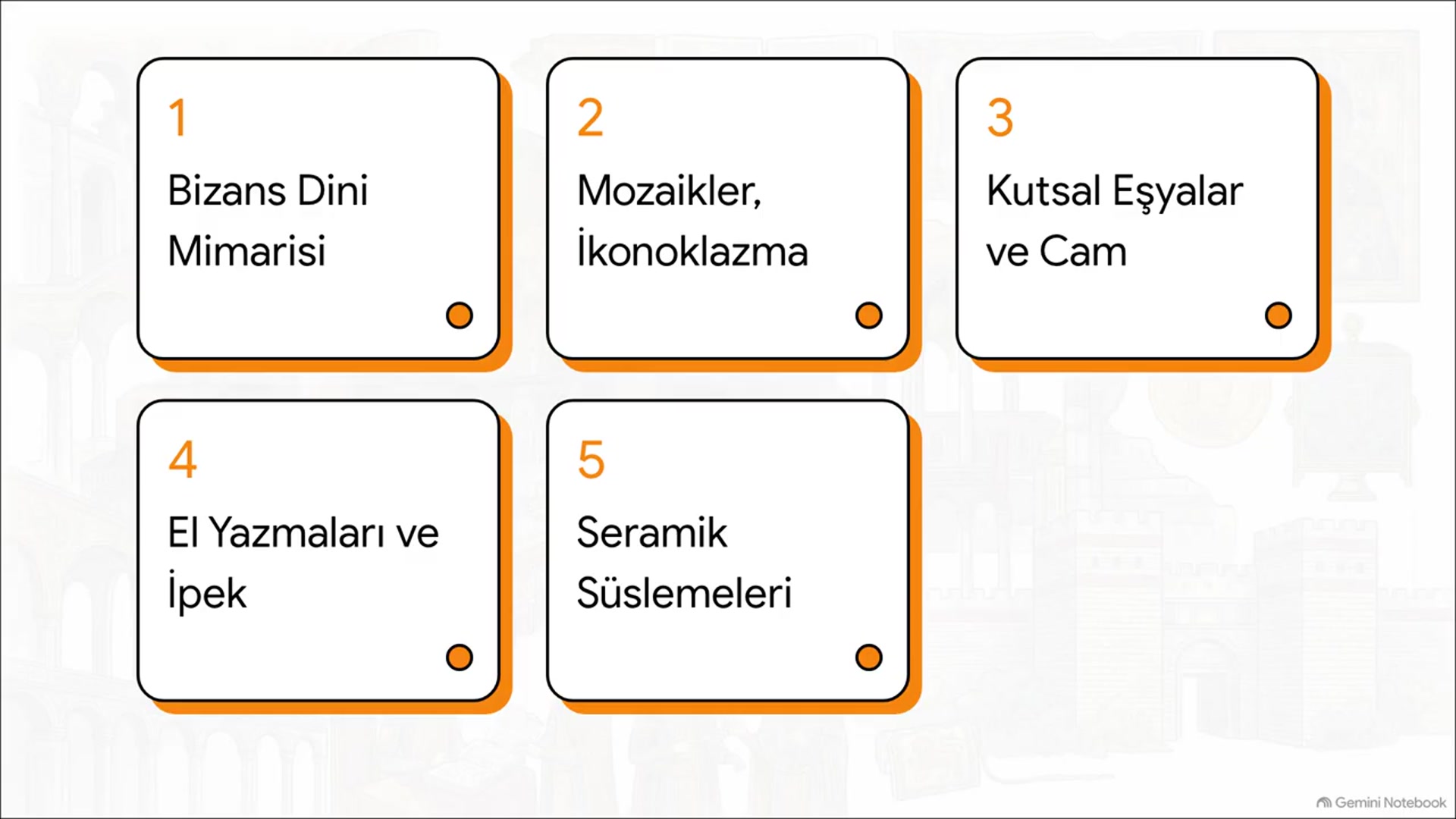 Video thumbnail for Bizans Mimarisi ve Sanatı 2025-2026 Final Soruları