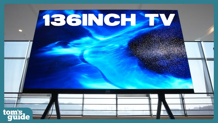 Video thumbnail for 136-inch Hisense MicroLED TV | Review