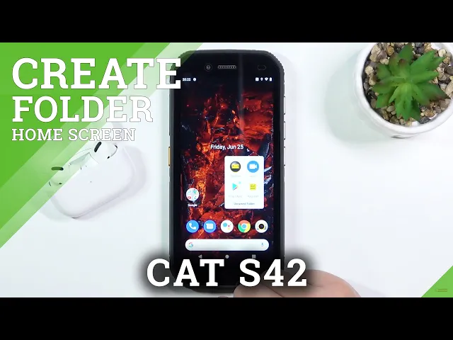 Video thumbnail for How to Group Apps in the Home Screen on CAT S42 - Folder in the Home Screen