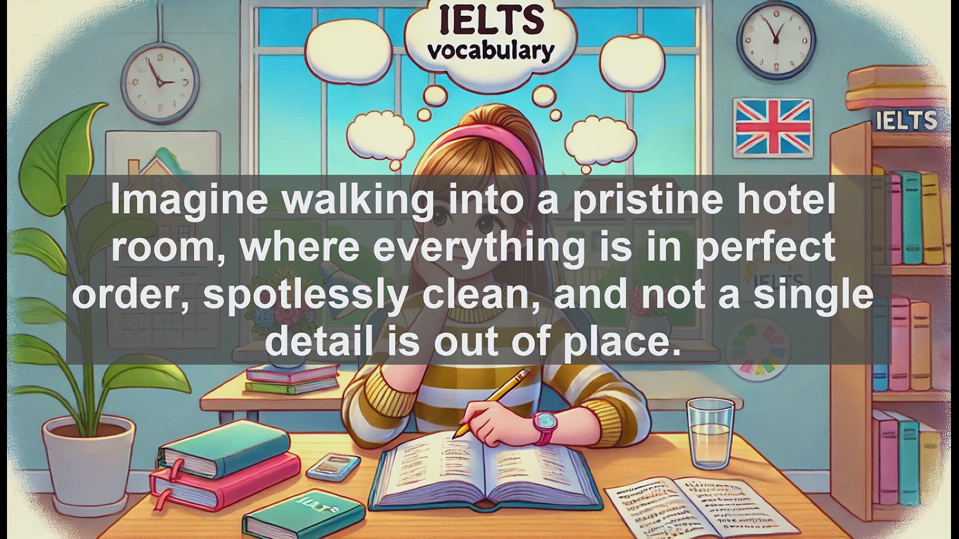 'Video thumbnail for 5000 Must Know IELTS 8.0 Vocabulary - Immaculate: Mastering the Art of Perfection in English'
