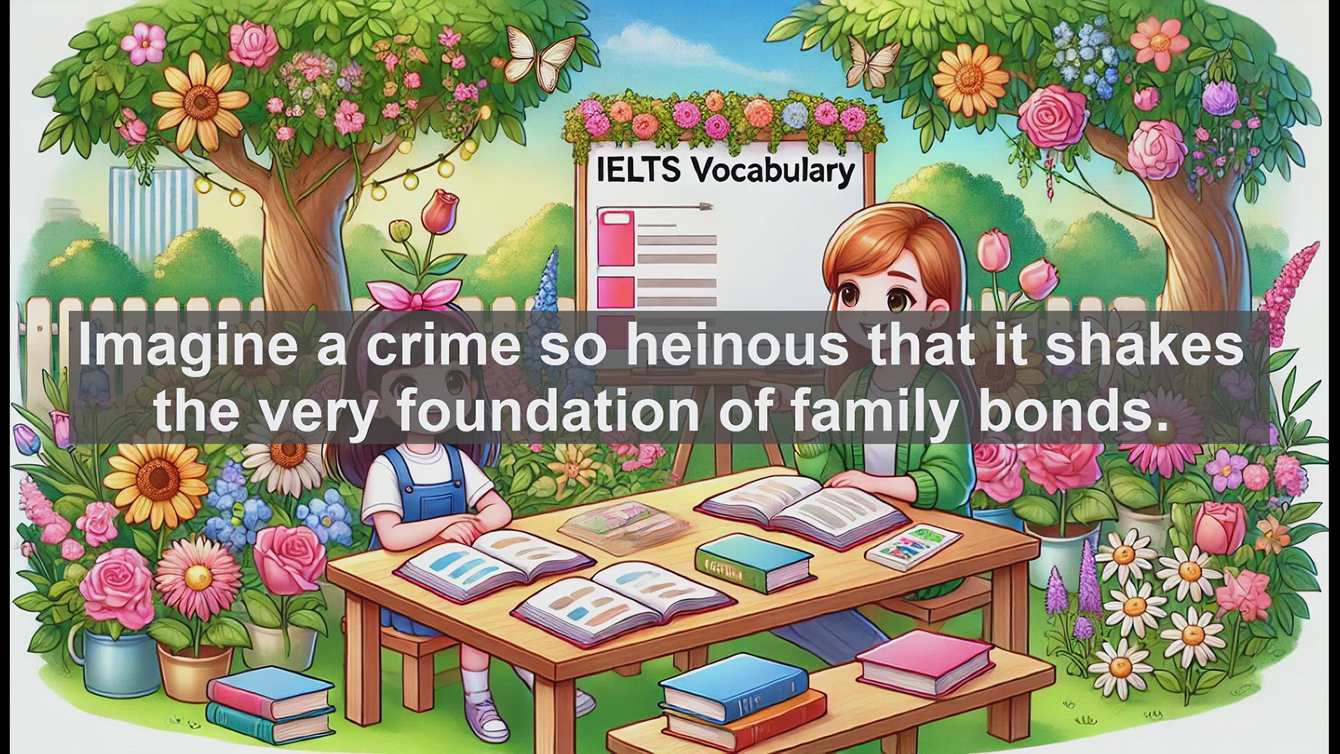 'Video thumbnail for 5000 Must Know IELTS 8.0 Vocabulary - Parricide: Understanding a Grave Family Crime'