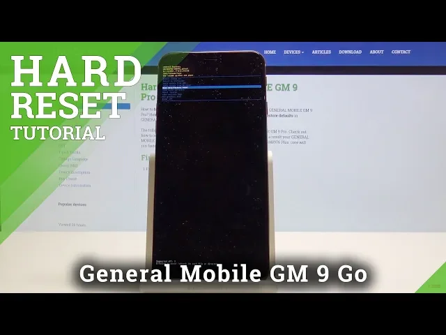 Video thumbnail for HARD RESET GENERAL MOBILE GM 9 Pro - Wipe Data / Bypass Screen Lock