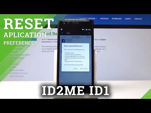 Video thumbnail for How to Reset App Preferences in ID2ME ID1 - Restore App Permissions