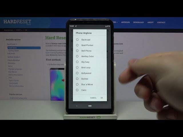Video thumbnail for How to Change Ringtone on Cubot X19 | Change call sound on Cubot X19