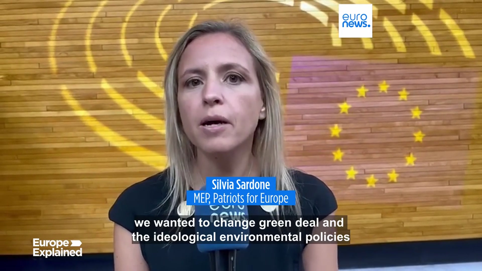 'Video thumbnail for Patriots for Europe look to derail signature EU climate policy with key parliament file'