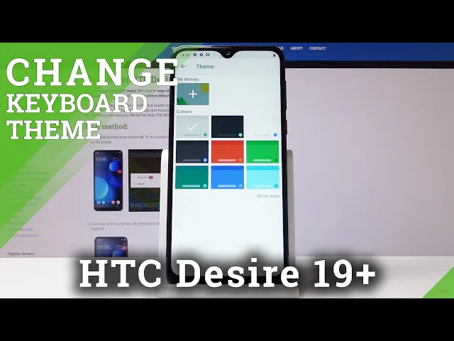Video thumbnail for How to Change Keyboard Theme in HTC Desire 19+ | Customize Keyboard Layout