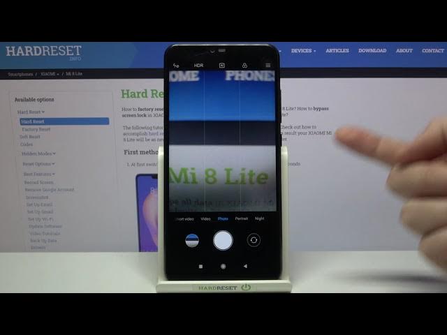 Video thumbnail for How to Turn On/Off Camera Gridlines on XIAOMI Mi 8 Lite  - Allow Orientation Lines