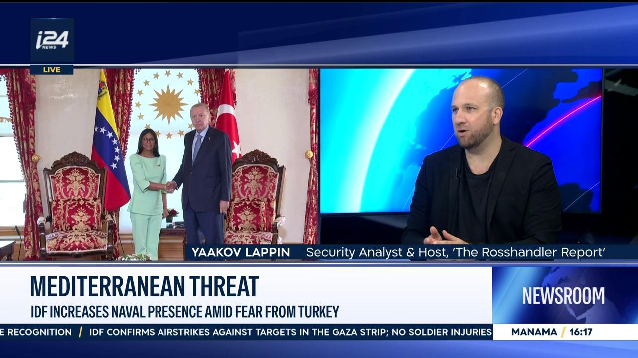 Video thumbnail for Mediterranean threat: IDF increases naval presence amid fear from Turkey