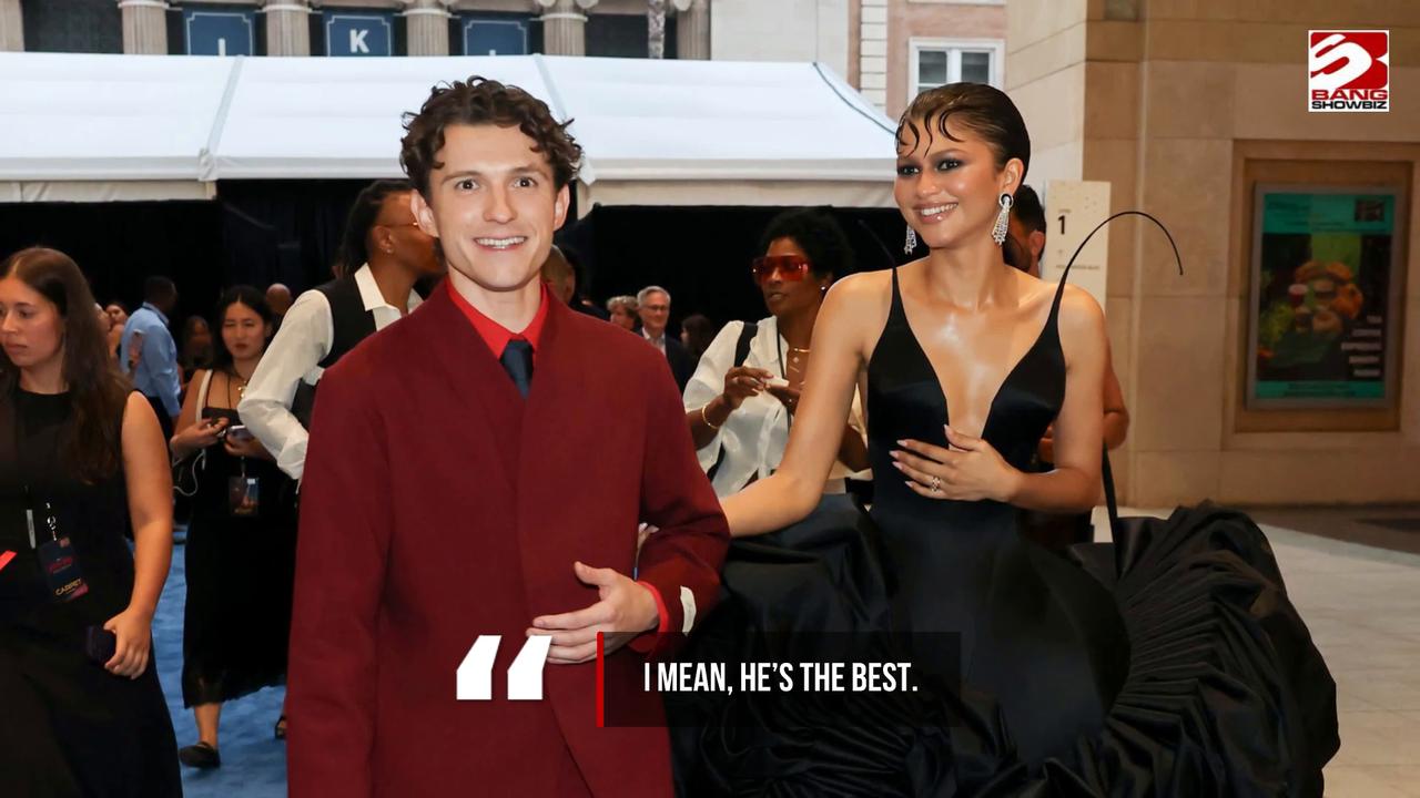 Video thumbnail for Zendaya grows with 'best friend' Tom Holland